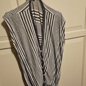 Max Studio Men's Striped Button Down Shirt